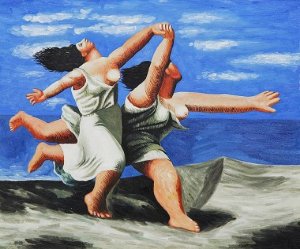 Pablo Picasso: Dvě ženy běžící po pláži