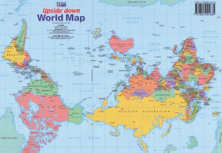 Upsidedown Map Of The World--Optimized